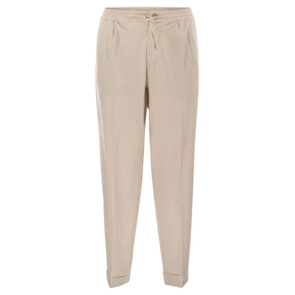 Fedeli Men Harvard - Soft Cashmere Flannel Trousers
